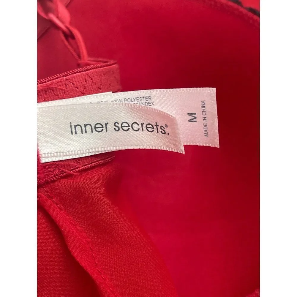 Inner Secrets Red Lingerie Teddy Size M
